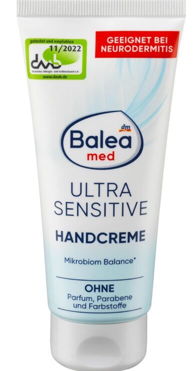 Balea MED ultra sensitive roku krēms,  100ml